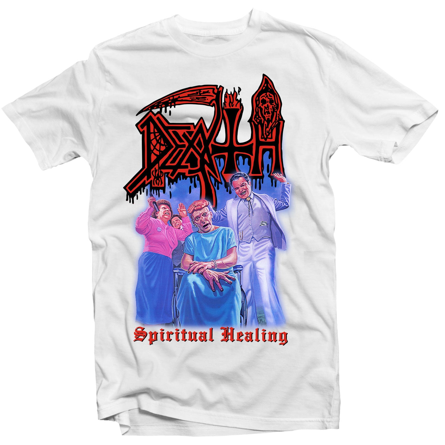 Death "Spiritual Healing (White)" T-Shirt