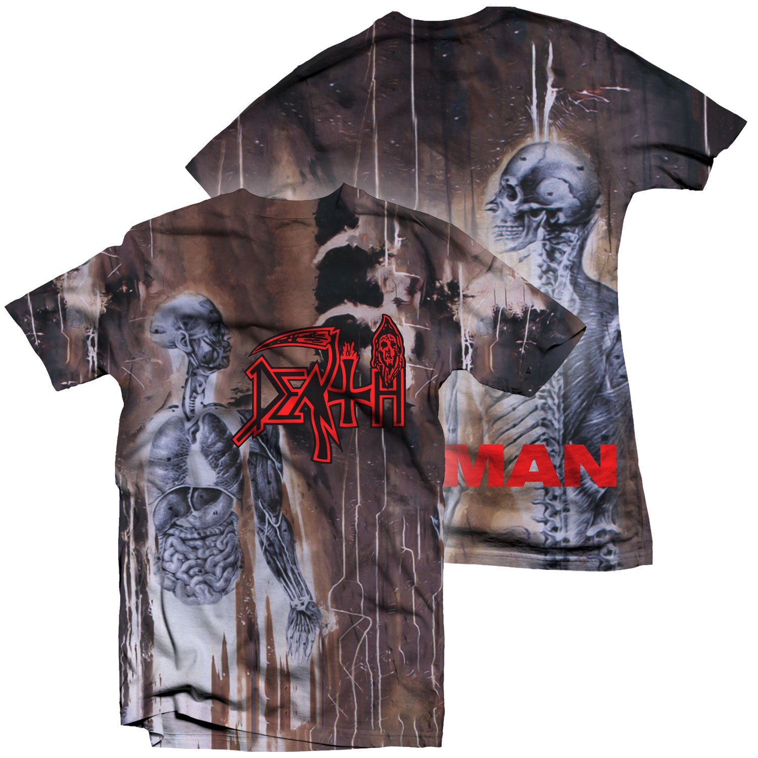 Death "Human All Over Print" T-Shirt