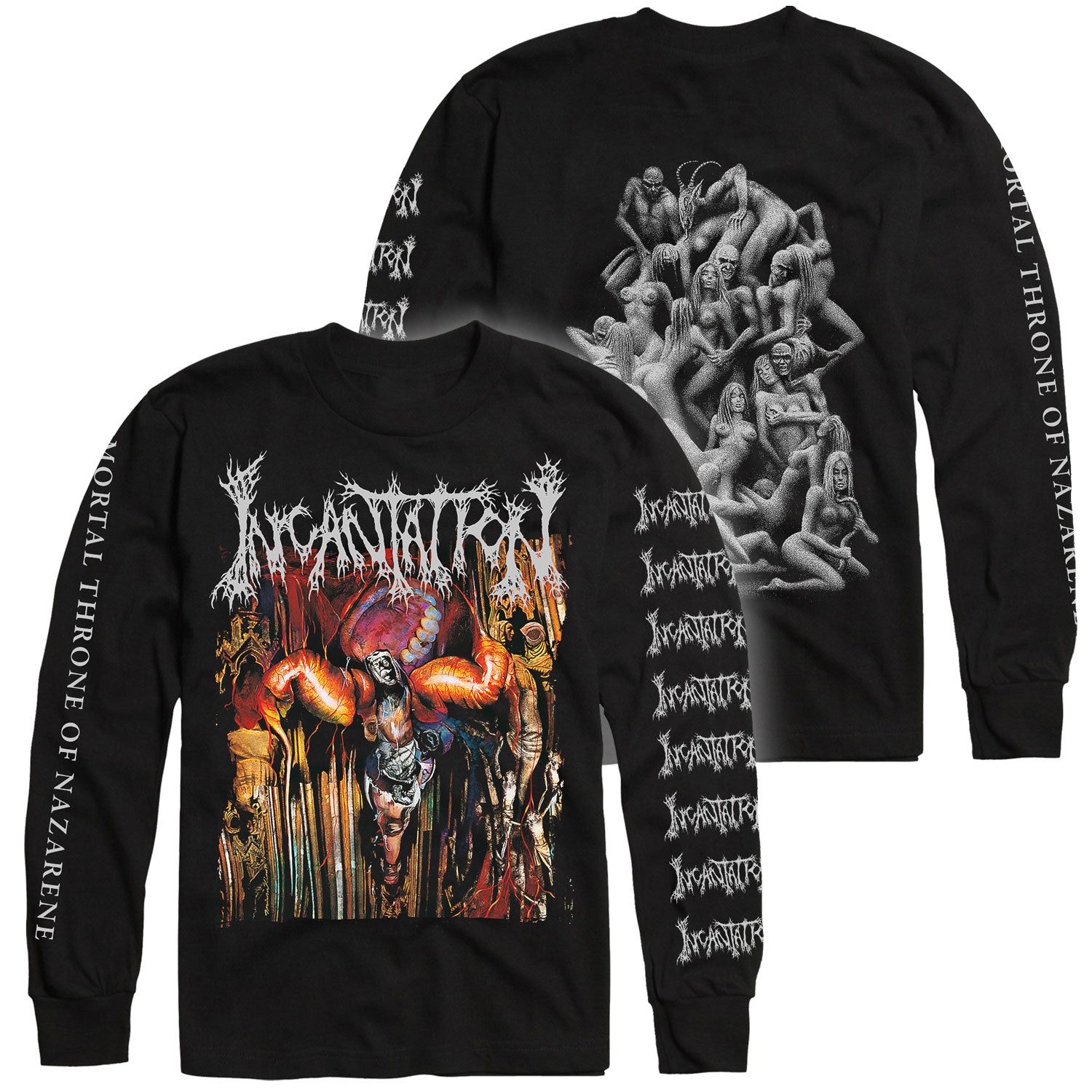 Incantation "Mortal Throne Of Nazarene " Longsleeve