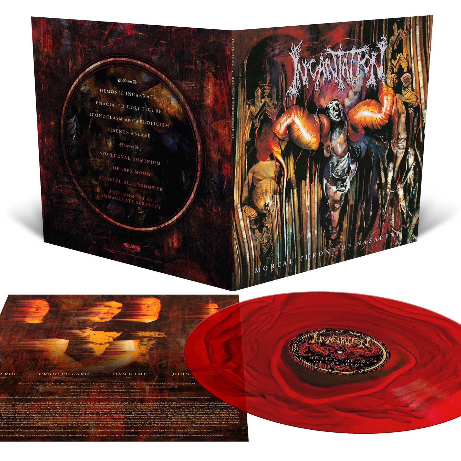 Incantation "Mortal Throne Of Nazarene" 12"