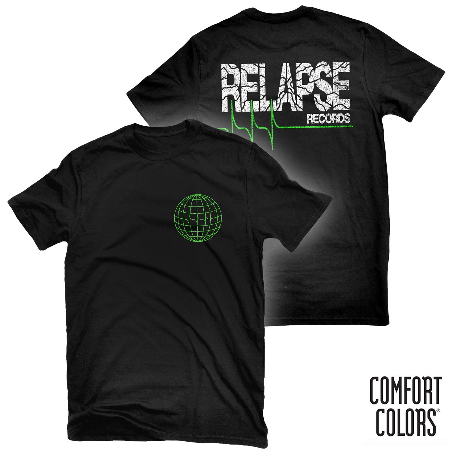 Relapse Records "Global Contamination (Comfort Colors)" T-Shirt