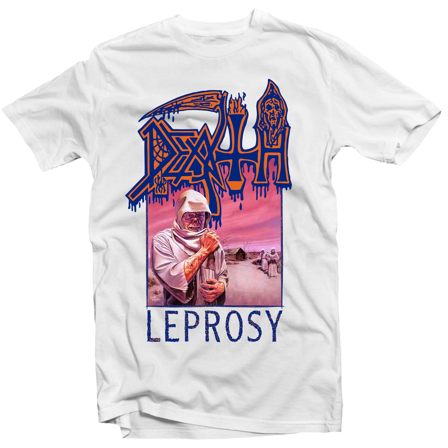 Death "Leprosy (White)" T-Shirt